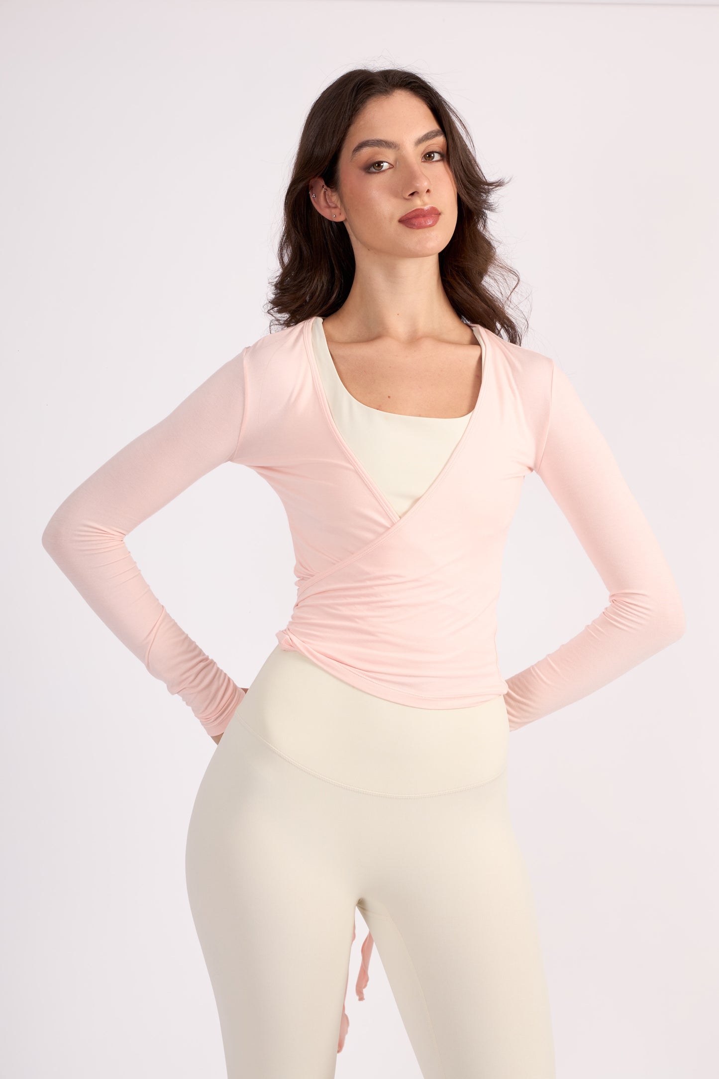 Top Wrap Alba - Blush