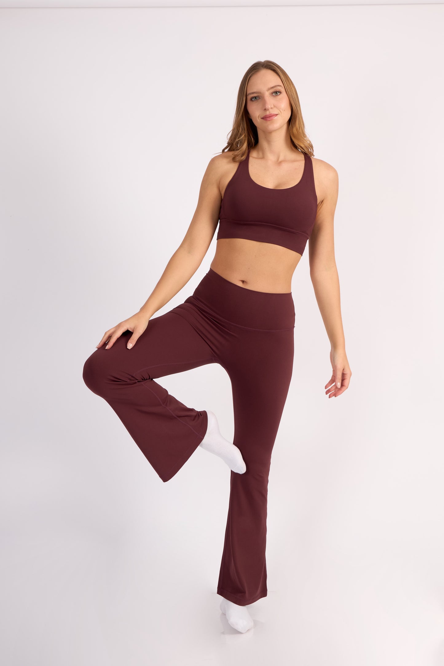 Legging Flare Lola- Wine
