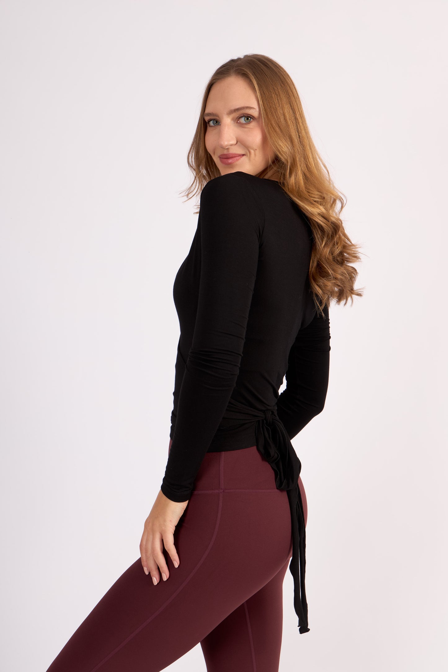 Top Wrap Alba - Negro
