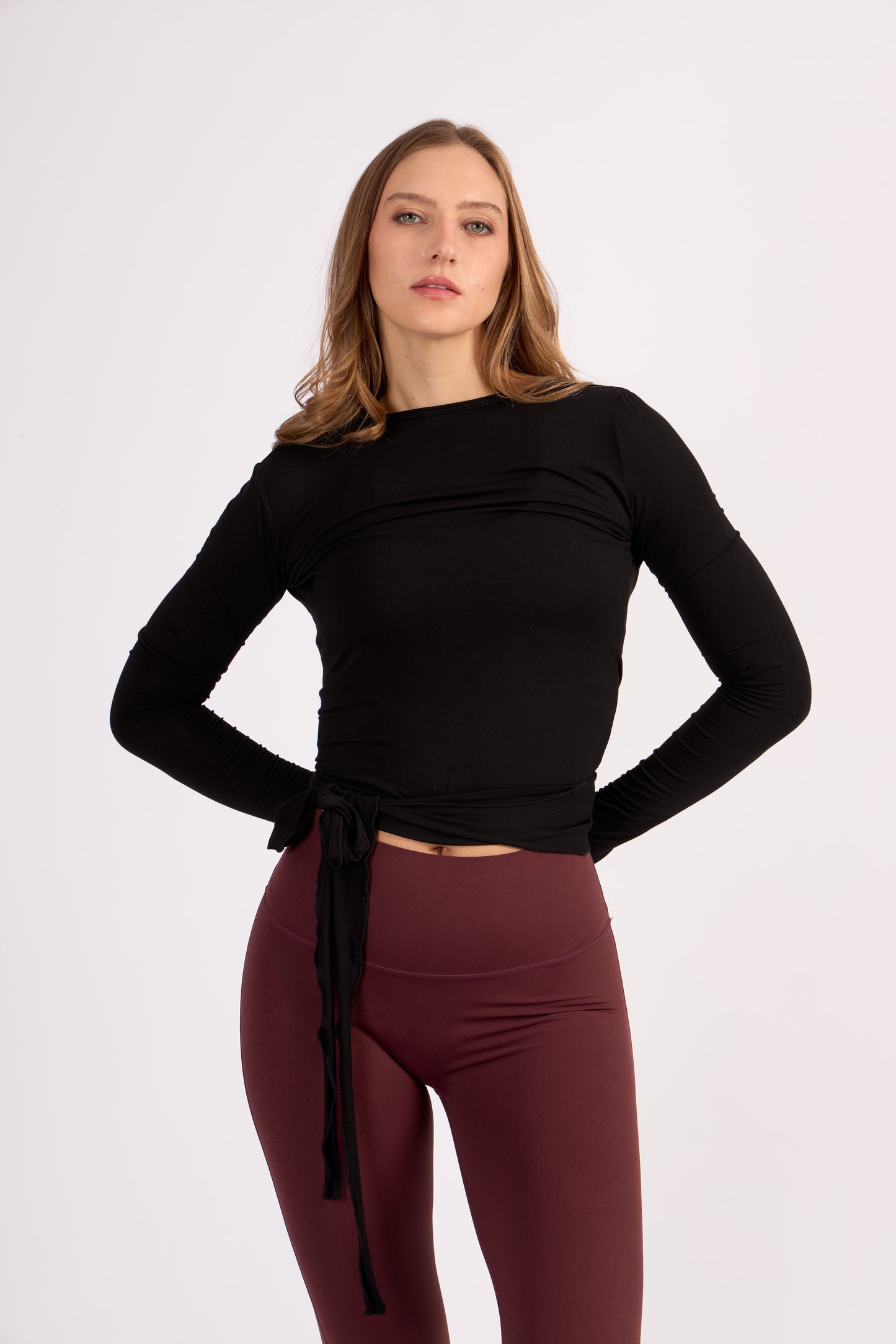 Top Wrap Alba - Negro