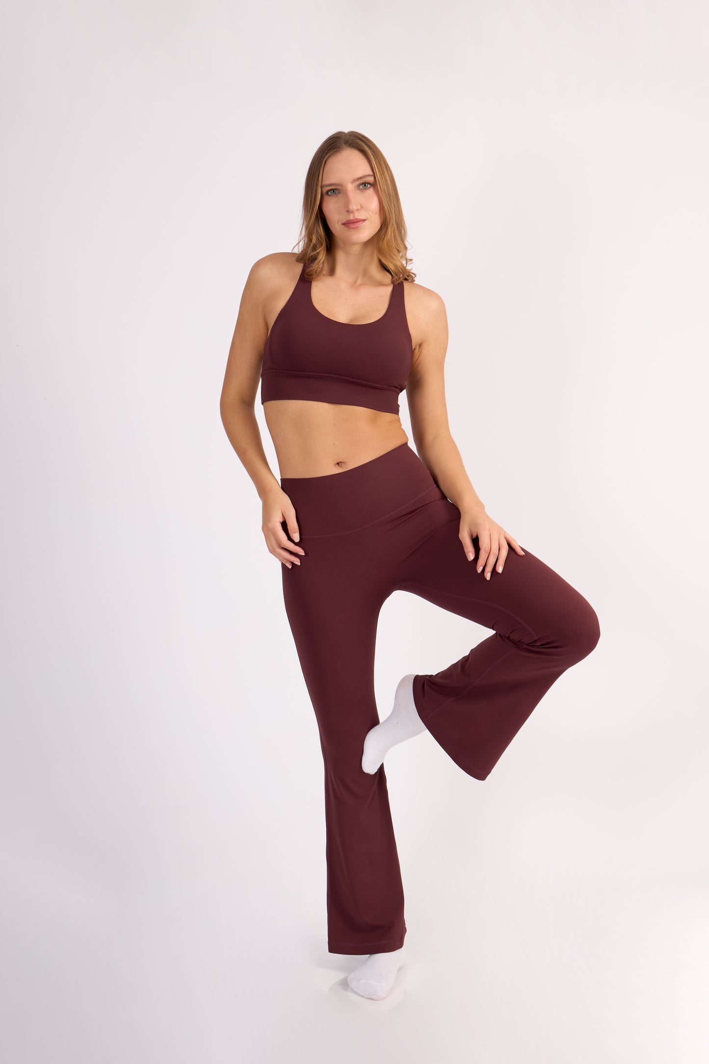 Legging Flare Lola- Wine