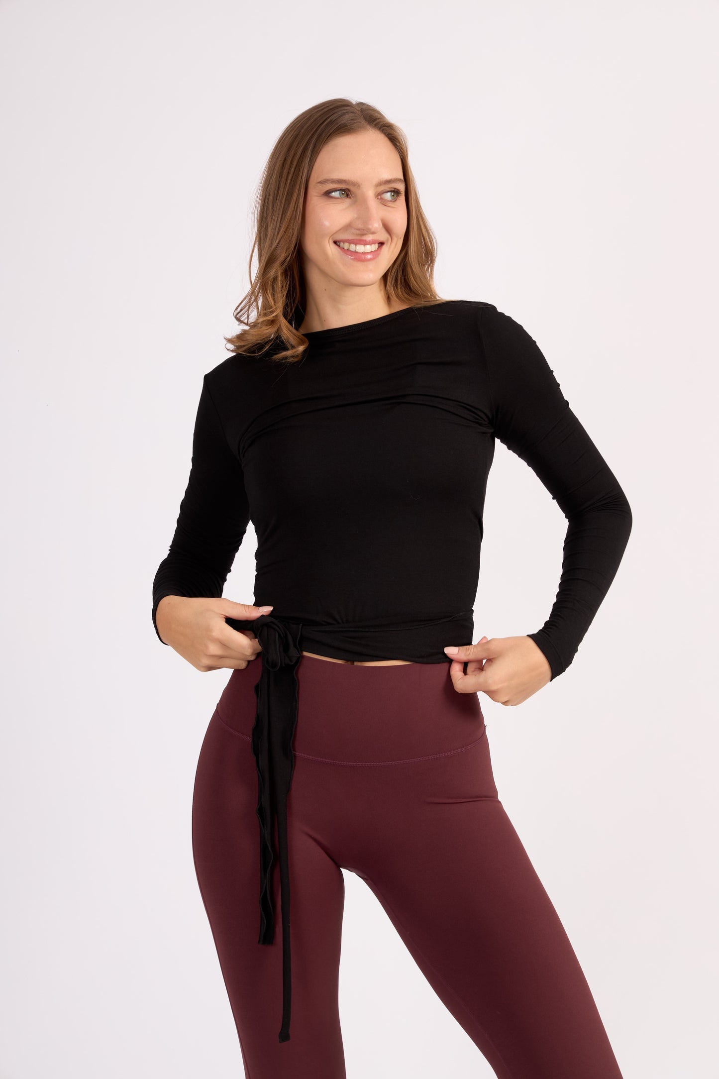 Top Wrap Alba - Negro