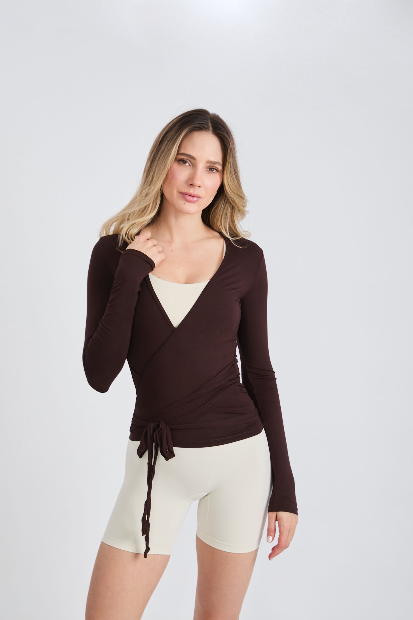 Top Wrap Alba -Cacao