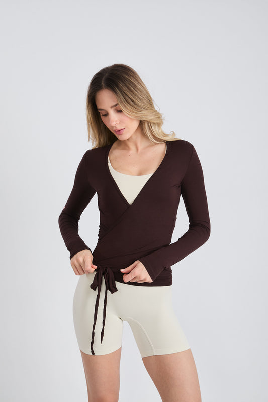 Top Wrap Alba -Cacao