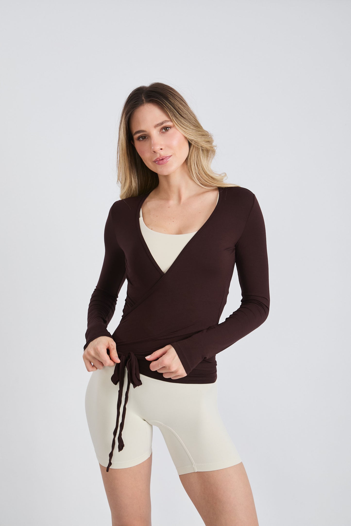 Top Wrap Alba -Cacao