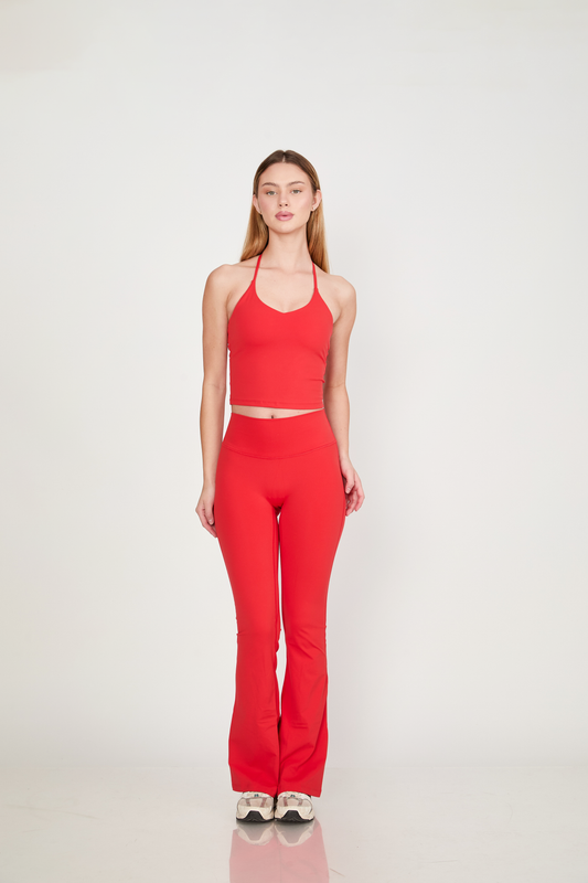 Legging Flare Soho - Fire Cherry